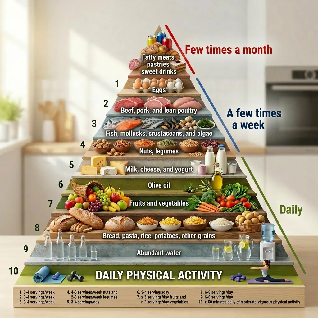 Atlantic Diet Food Pyramid